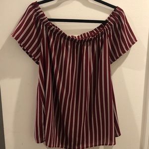 Off the shoulders top